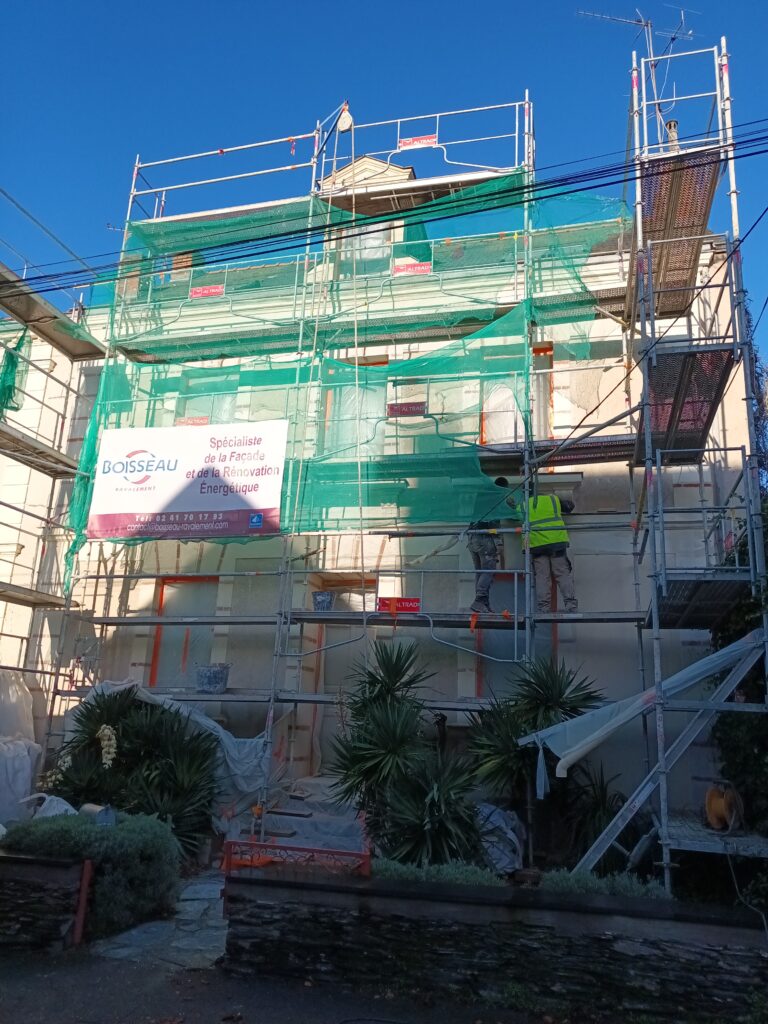 Ravalement de façade à Angers