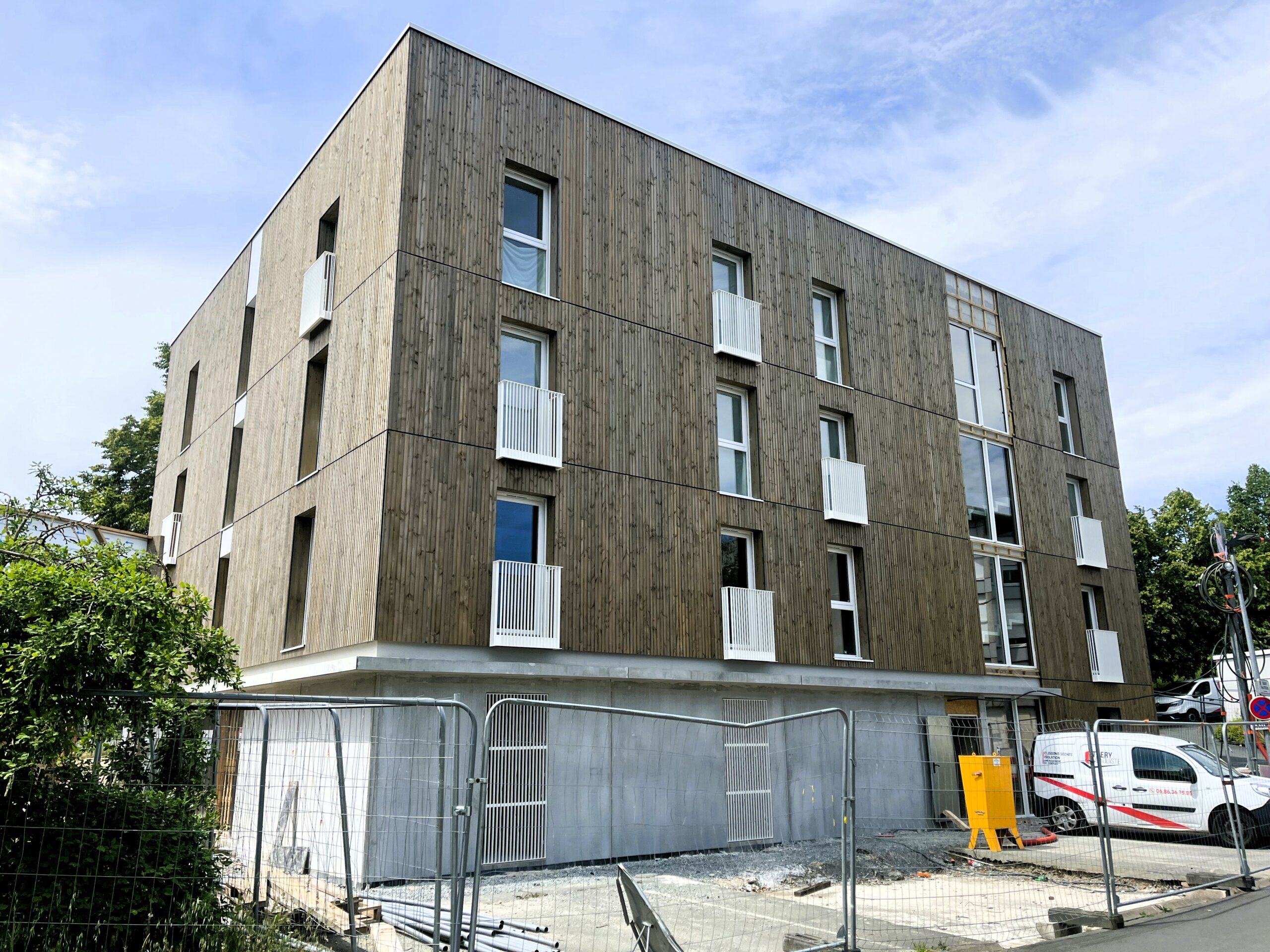 Chantier construction résidence étudiante - Soclova - Angers (49)