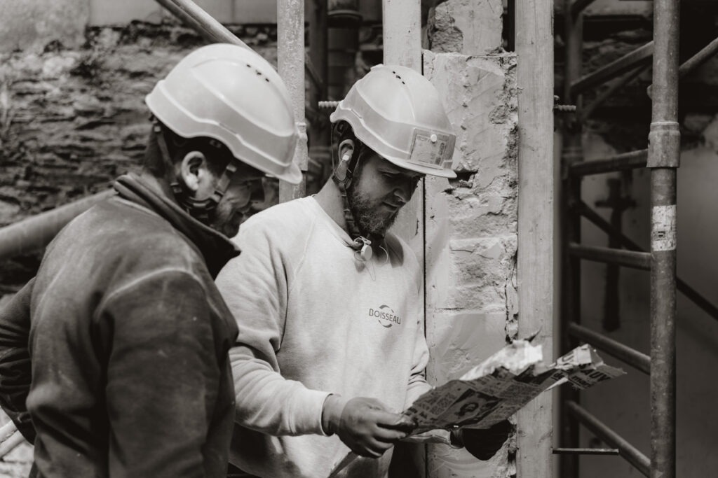 équipe boisseau en cohésion et lecture de plan