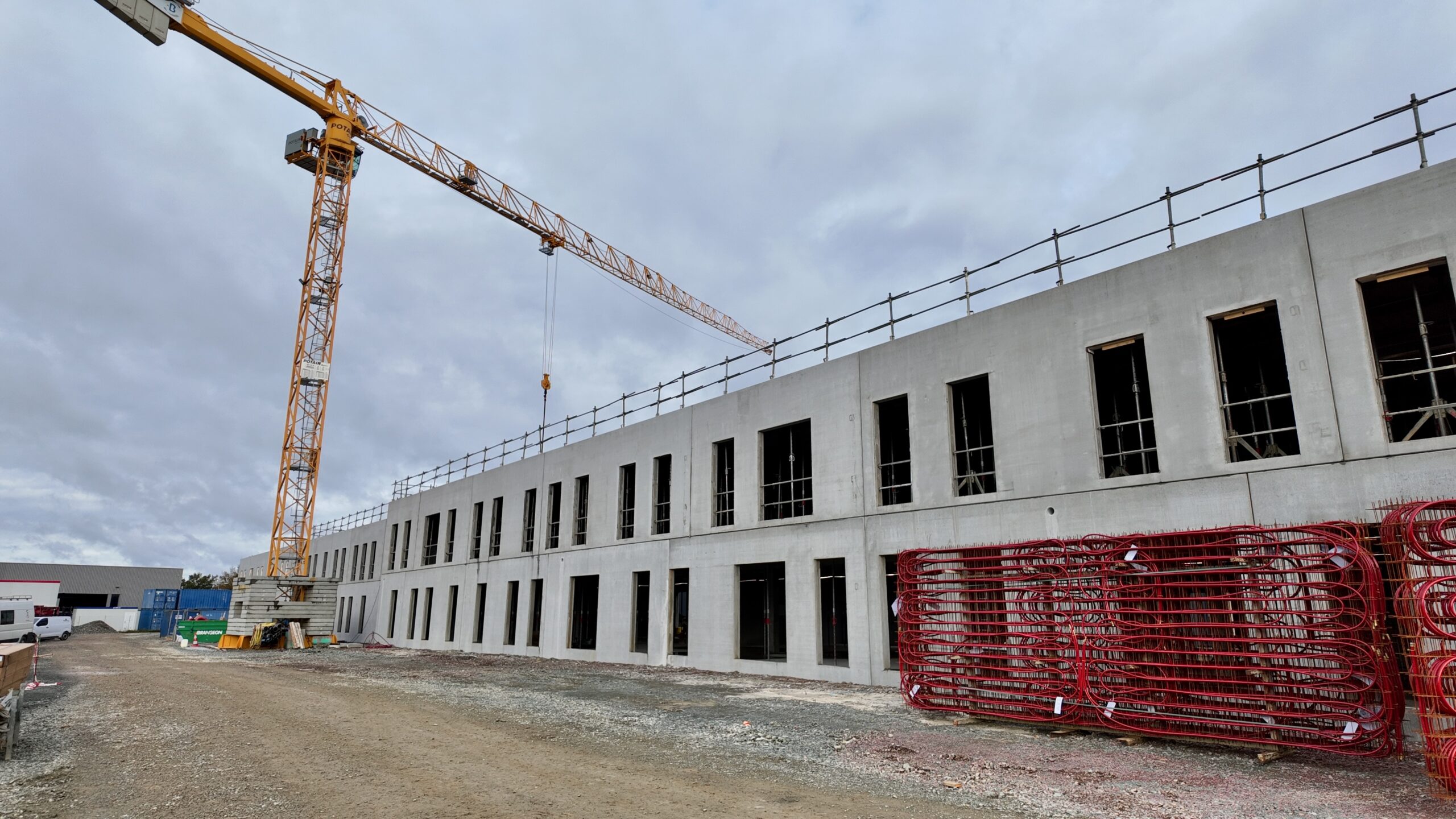 Construction d'un site industriel pour Pack'R à Saint Jean de Linières