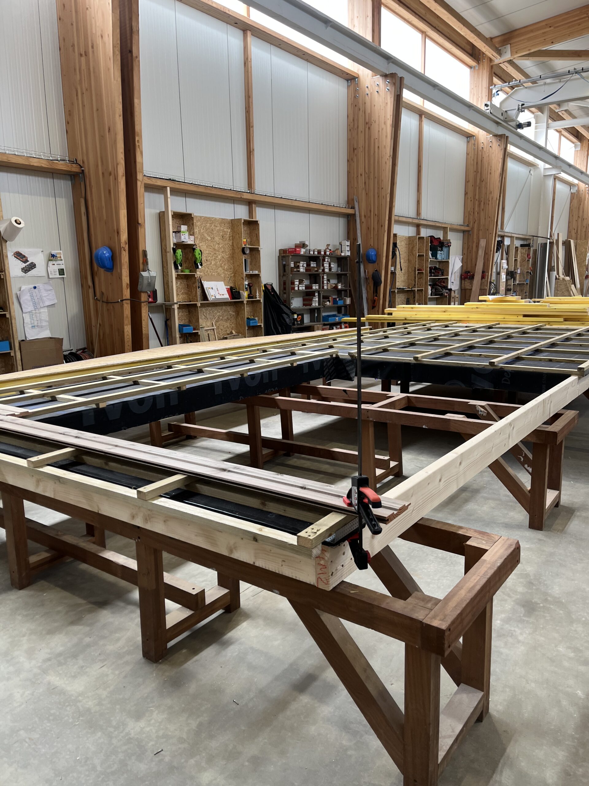 Notre atelier de préfabrication bois - Boisseau 1