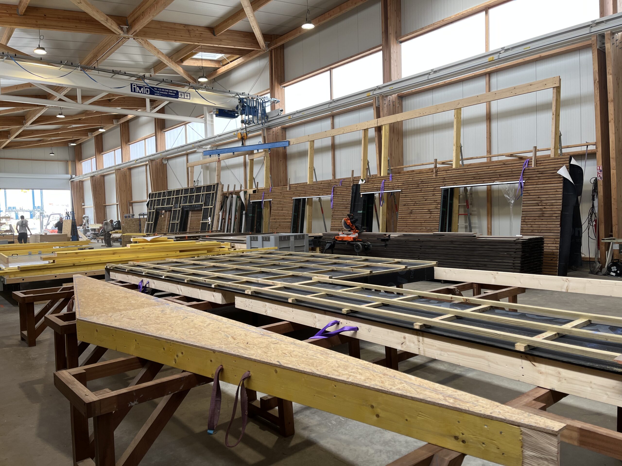 Notre atelier de préfabrication bois - Boisseau 3