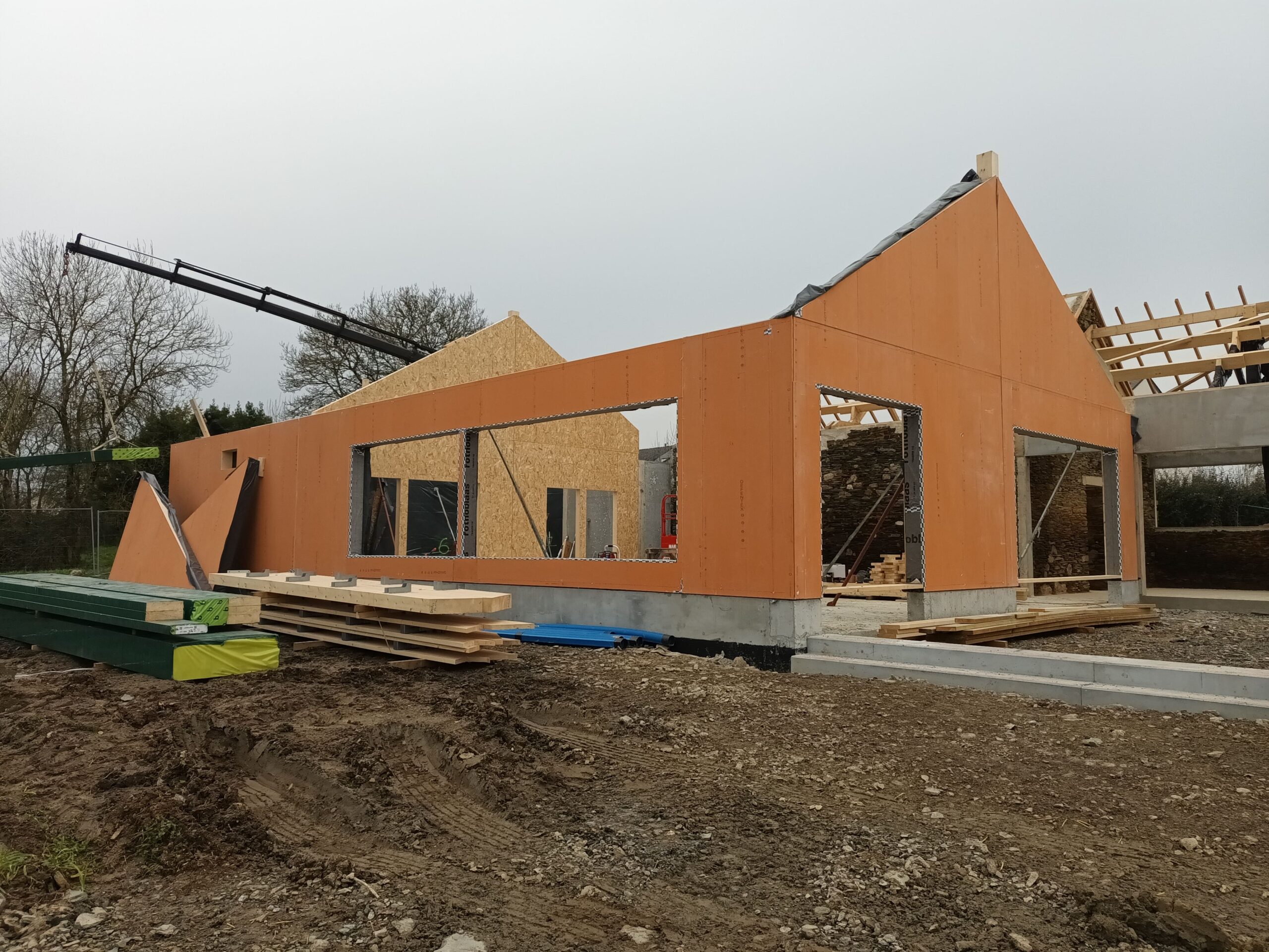 Construction et rénovation salle polyvalente du Pin - Boisseau Bâtiment - Boisseau Ravalement3