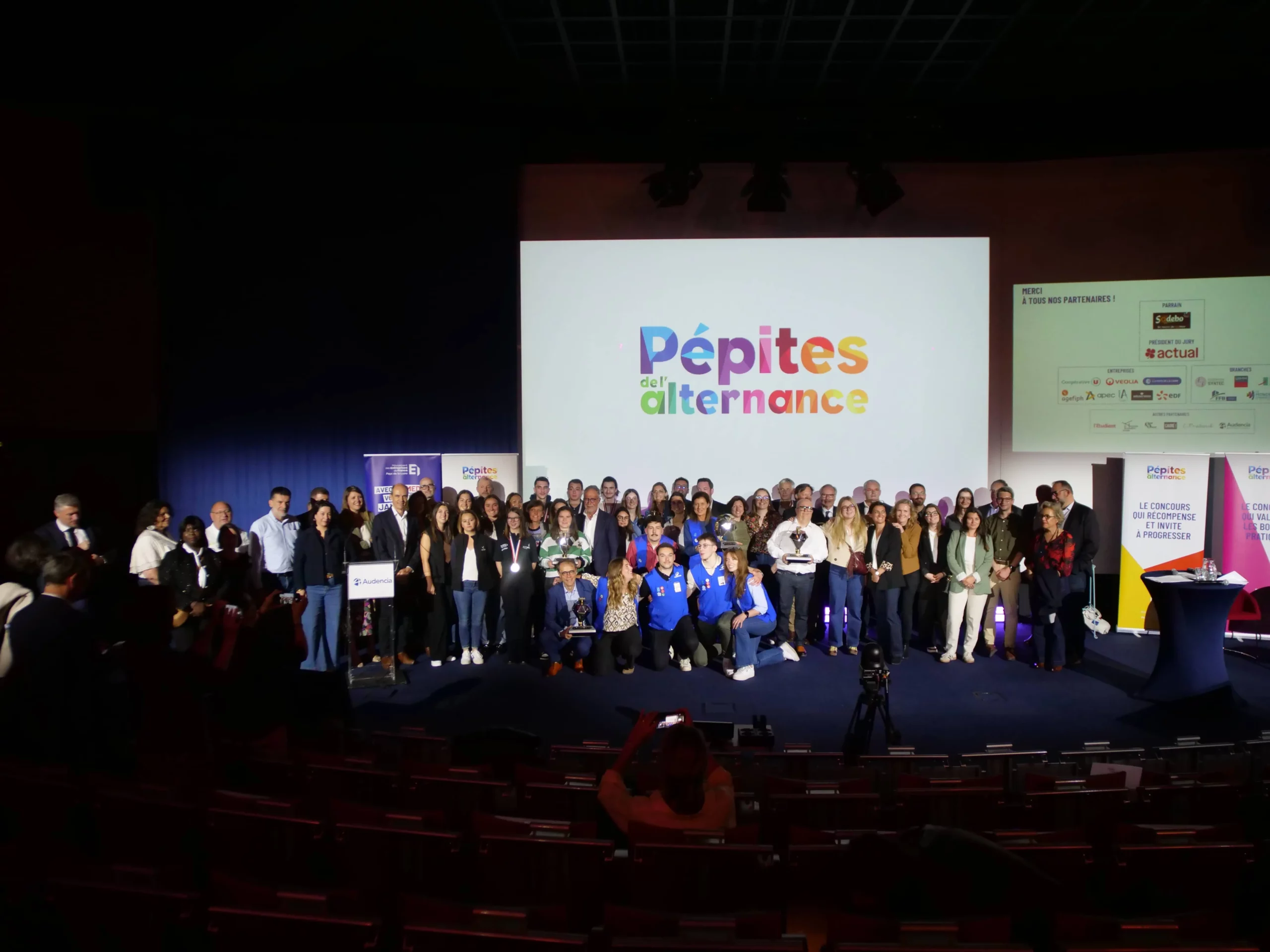 Équipes réunies lors de la remise des prix des Pépites de l’alternance 2026